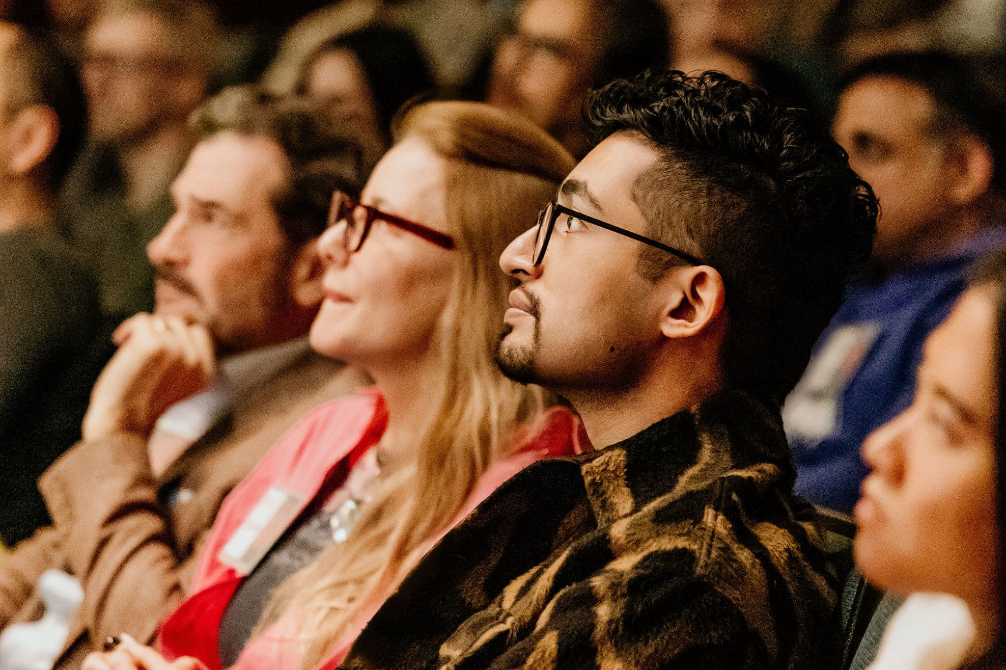 Engaged audience at Vancouver AI Meetup