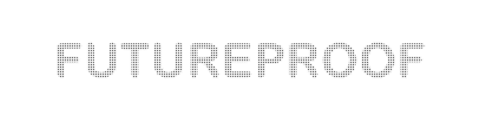 Futureproof wordmark - black transparent